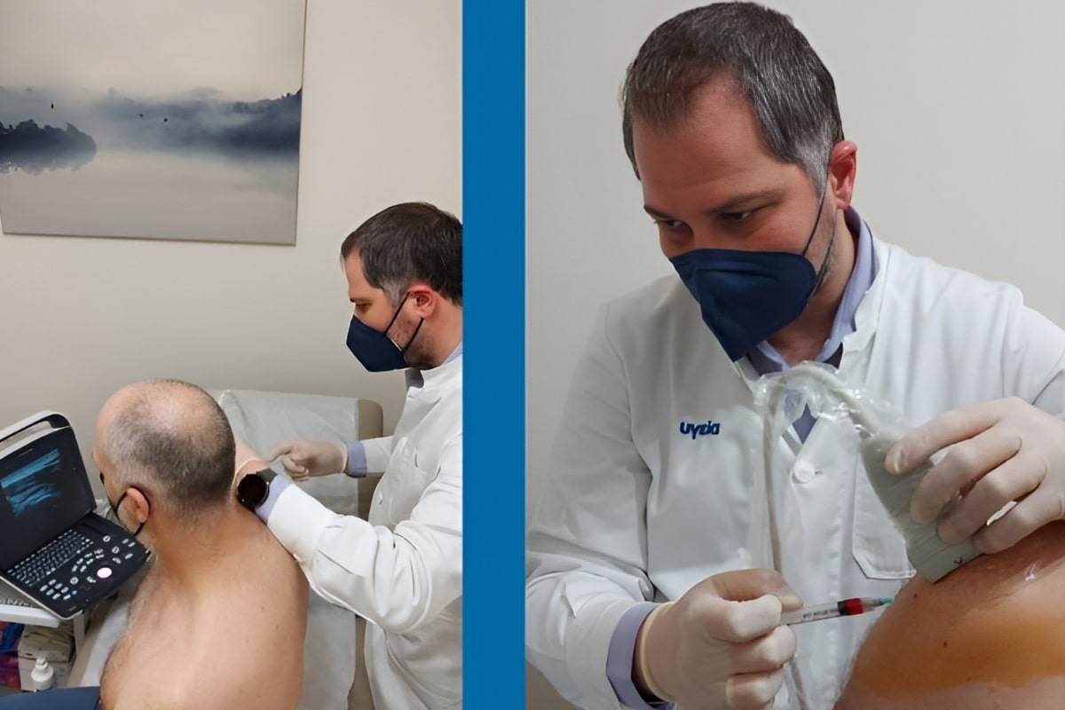 Συντηρητική θεραπεία τενοντιτιδας και μερικής ρήξης υπερακανθίου